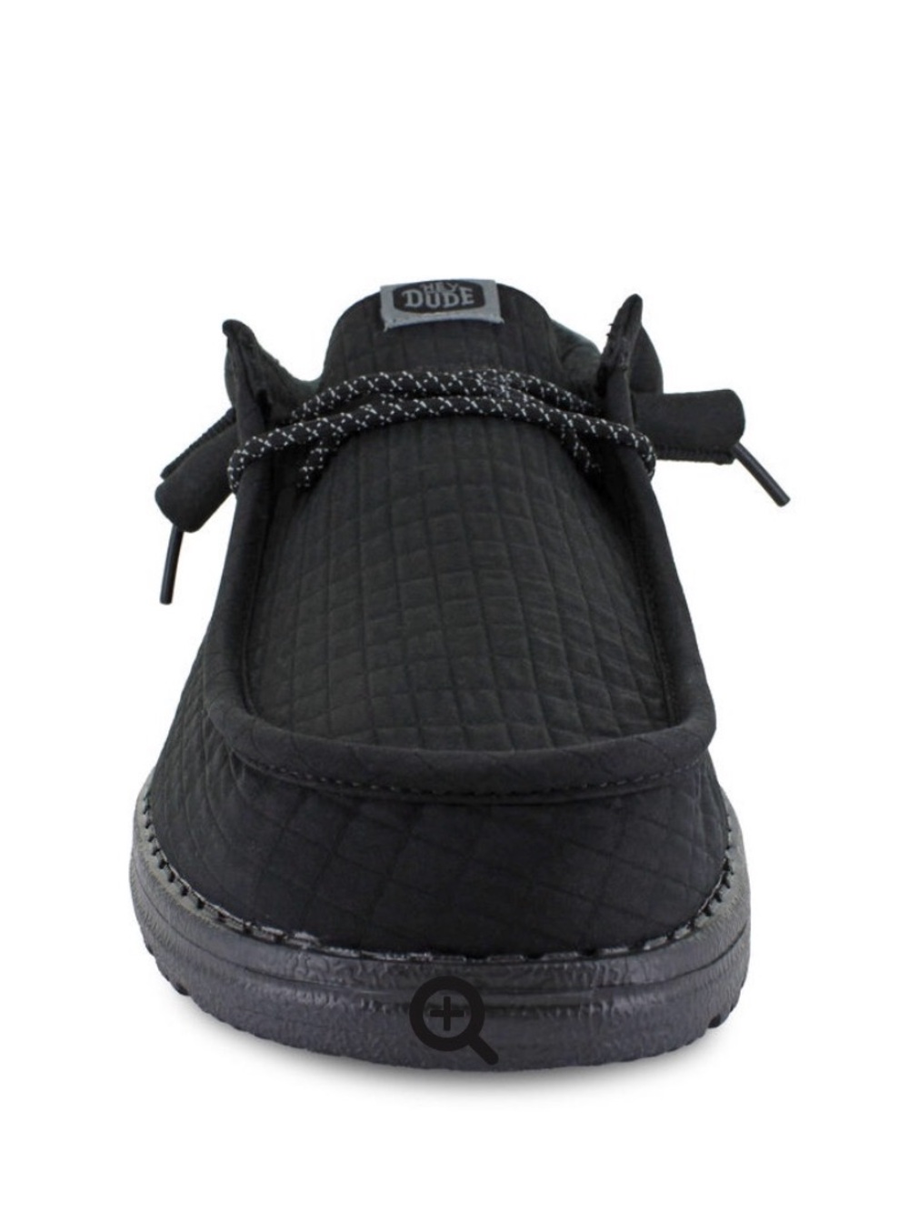 Hey Dude Black Wally Quilted NWT